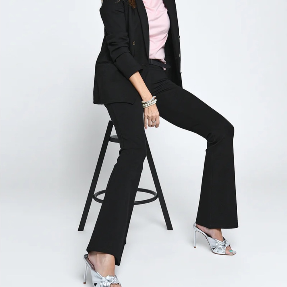 Betabrand Classic Dress Yoga Pant Bootcut Black Size Medium